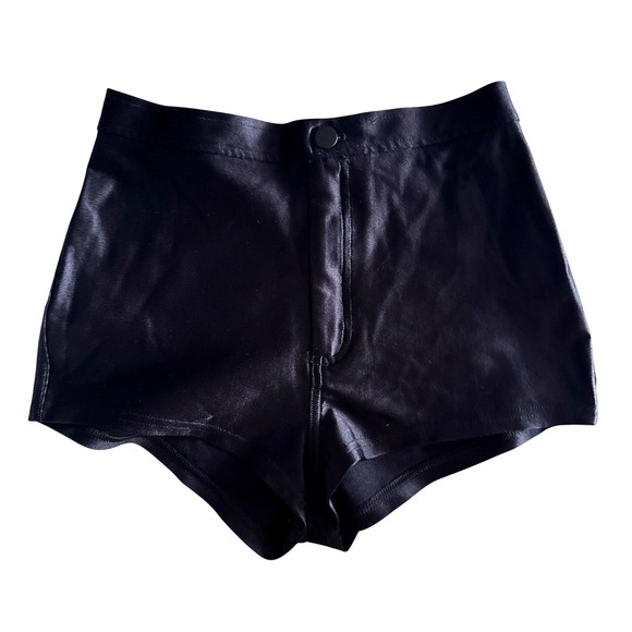 American Apparel Pants - American Apparel Disco Shorts Black Y2K Retro Indie Sleaze Grunge M